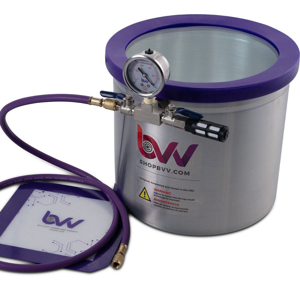 BVV Aluminum Vacuum Chamber - 3gal and 5gal