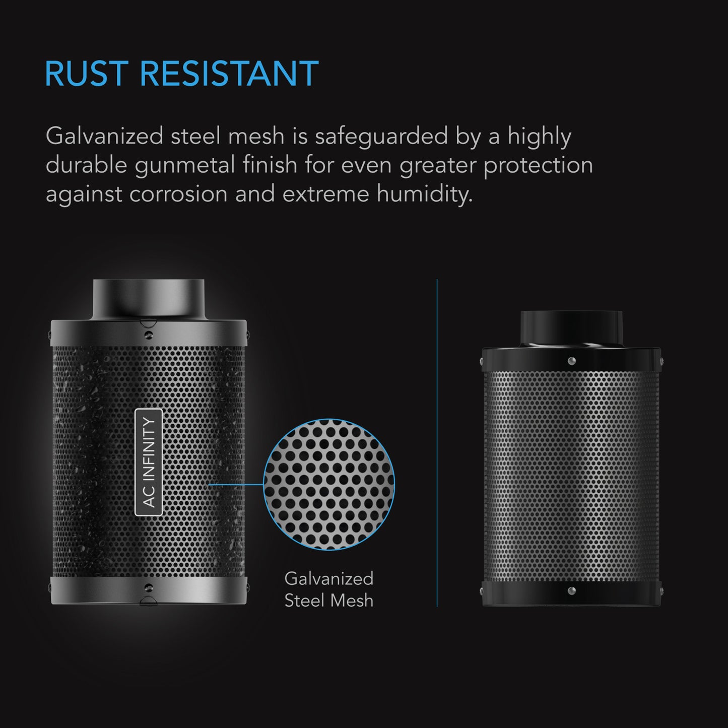 AC Infinity 4" Carbon Charcoal Filter
