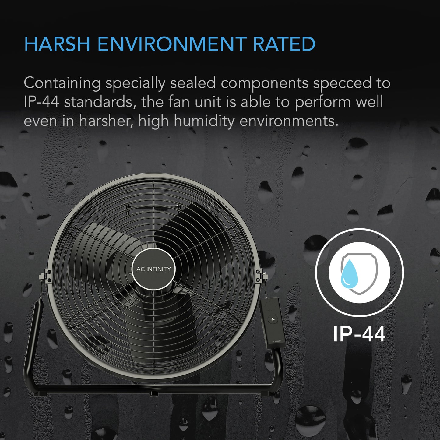 AC Infinity CLOUDLIFT S12, Floor/Wall Fan with Wireless Controller, 12-Inch