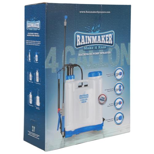 Rainmaker Pressurized Backpack Pump Sprayer 4gal
