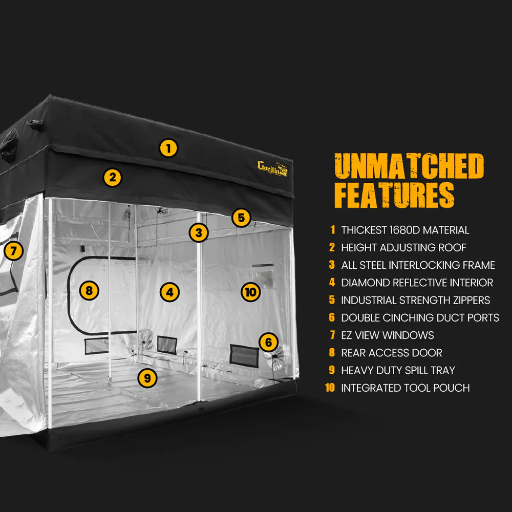 Gorilla Grow Tent 4x4 Shorty
