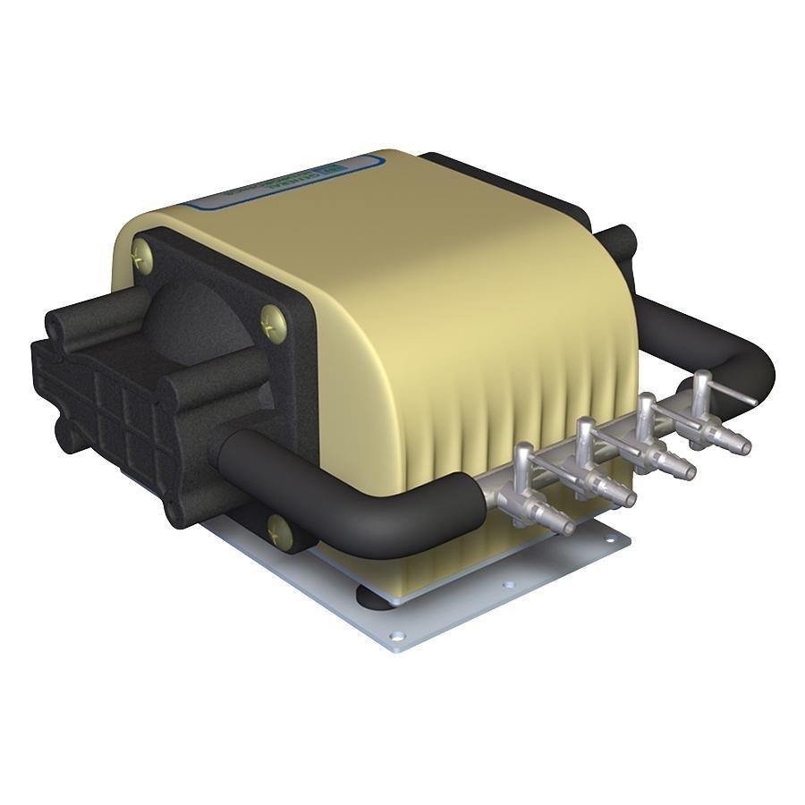 GH Dual Diaphragm Air Pump- 4 outlet