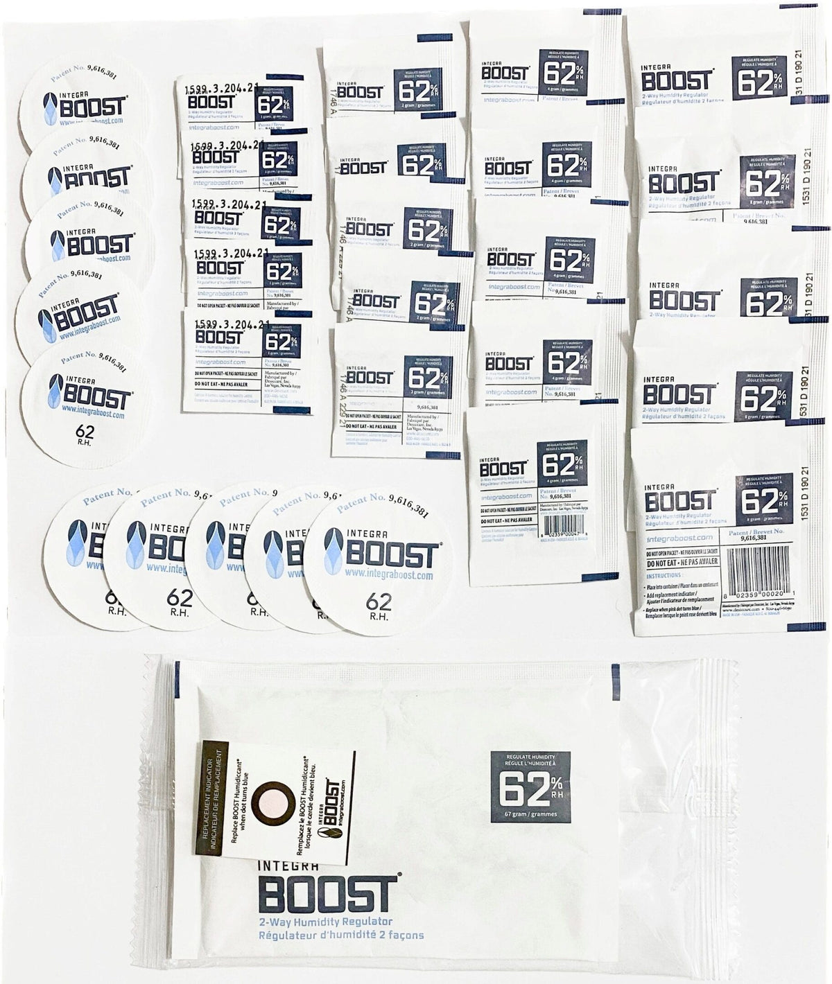 Integra Moisture Control Packs 62% - 8 gram
