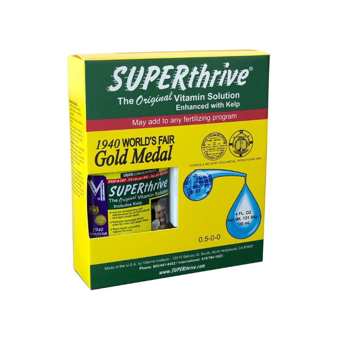 SuperThrive Liquid Vitamin Solution Concentrate Fertilizer w/ Kelp