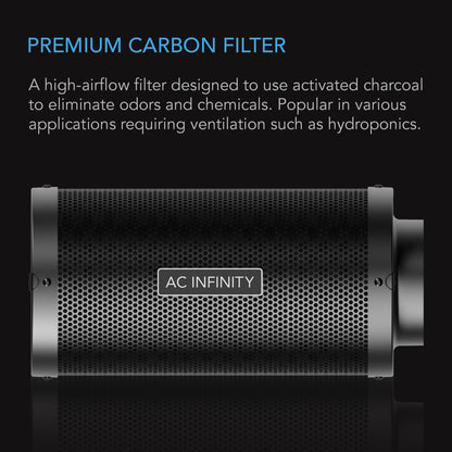 AC Infinity 8" Carbon Charcoal Filter