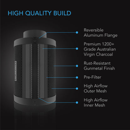 AC Infinity 4" Carbon Charcoal Filter