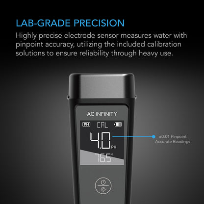 AC Infinity pH Meter Pro Kit with Interchangeable Probe
