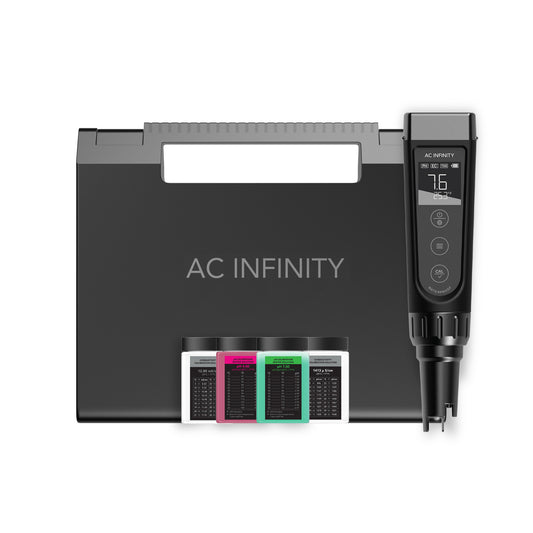 AC Infinity pH Meter PRO Kit, All-in-One pH/EC/PPM Pen, Interchangeable Probe