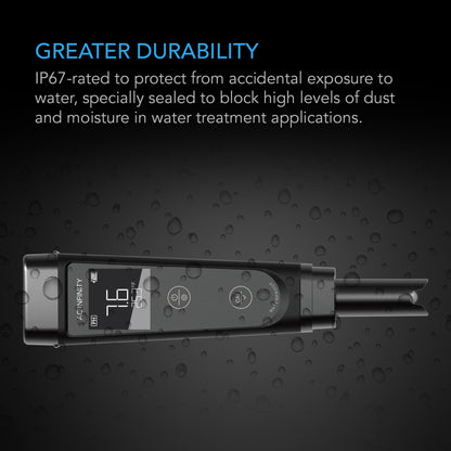 AC Infinity pH Meter PRO Kit, All-in-One pH/EC/PPM Pen, Interchangeable Probe
