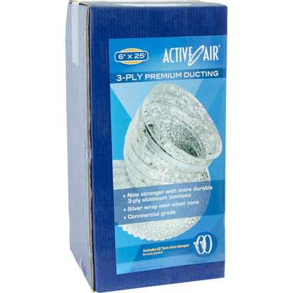 Active Air Premium Ducting 6" x 25'