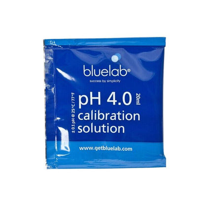Bluelab pH 4.0 Calibration Solution 20mL Satchel
