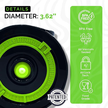 Burp Lids - Pump with 4x Lids