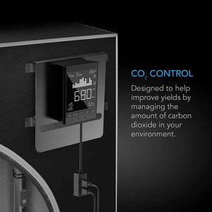 AC Infinity CO2 Controller, Smart Carbon Dioxide Monitor 2-Outlet