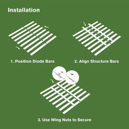 FloraFlex 700W Full Spectrum LED Grow Light 8 Bar