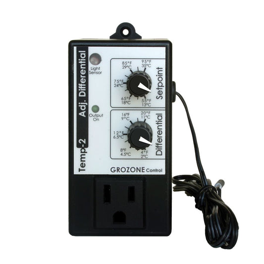 Grozone TP2 Adjustable Differential Temperature Controller Temp-2