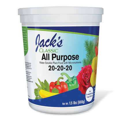 Jack's Nutrients General Purpose 20-20-20 - All Sizes