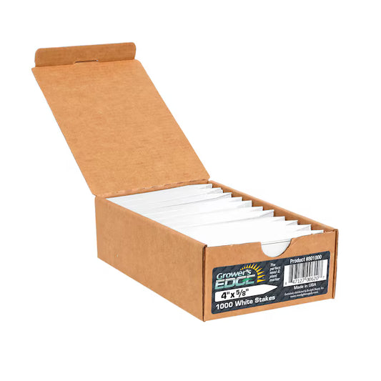 Plant Stake Labels White 4" Box of 1000