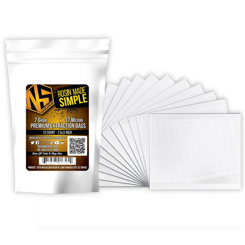 NugSmasher Rosin Extraction Bags 7 Gram Sizes
