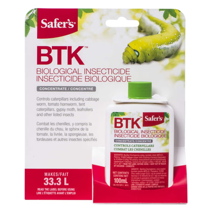 Safer's BTK Insecticide 100mL Concentrate
