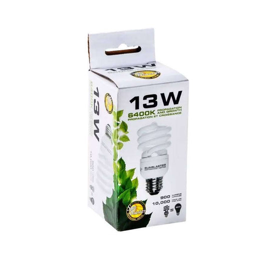 SunBlaster Fluorescent Bulbs 6400k Full Spectrum CFL - All Sizes