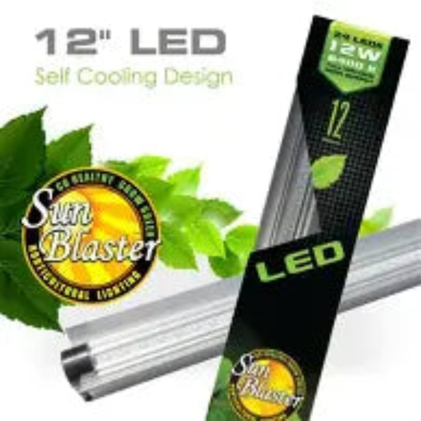 12" Sunblaster High Output LED LIght Strip 1' Fixture (12")