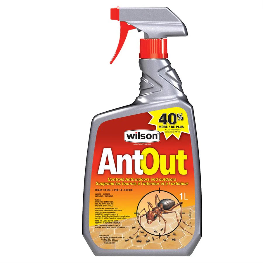Wilson Ant Out 1L RTU Indoor and Outdoor Spray